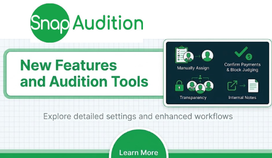 New in Snap: More control over judging & payments